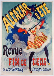 アラカザールデテポスター、1890
